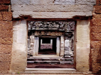 Banteay Srei Temple in Angkor entrance